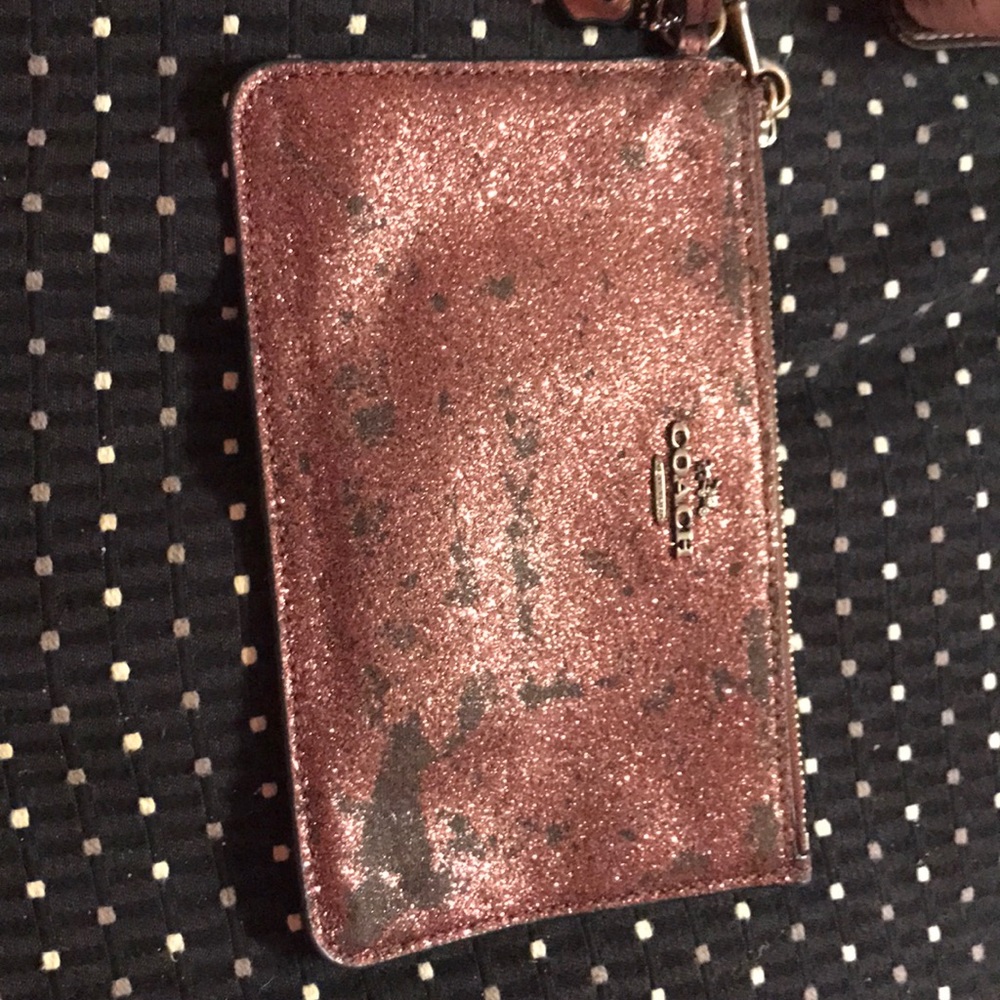 Coach wristlet- very worn